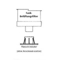Anbauflansch für Tankbelüftungsfilter TD12M für TDD-Filter