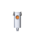 Tankbelüftungsfilter aus Aluminium wiederbefüllbar und ventilgesteuert mit 1 Einlassventilen und 1 Auslassventil