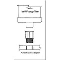Adapter für Tankbelüftungsfilter TDA10M mit 1'' NPT Außengewinde für TDD-Filter